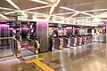 数寄屋橋方面改札（2023年8月）