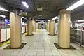 1番線ホーム（2022年11月）