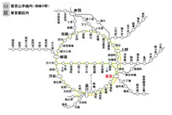 東京山手線内・東京都区内
