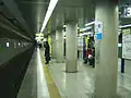 リニューアル前の東西線ホーム（2007年1月）