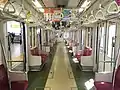 5扉車（初期車）の車内（第09編成）