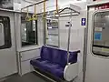 更新後の6次車の優先席更新前とほぼ同様