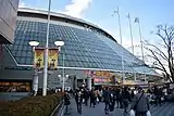 東京ドームの正面（2019年4月撮影）