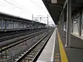 駅ホーム（2008年2月10日）
