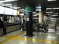 改装工事前の改札口（2008年10月2日）