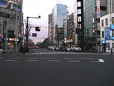 駅付近(2008年10月2日)