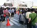 行列のチケット売り場（2010年11月6日撮影）