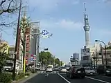 台東区浅草付近(2011年4月10日)