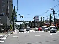 土支田交差点