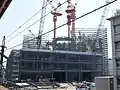 着工10か月後33メートル。2009年（平成21年）5月10日撮影