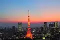 最上階40階の展望台からの夕景（2015年7月10日）