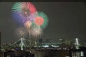 東京湾大華火祭 画像は最終開催の2015年