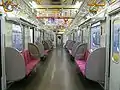 9次車の車内（この仕様は8次-10次車共通）