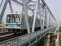 B修施行前の第14編成VVVFインバータ・ワイドドア試作車（2006年8月6日 南砂町駅 - 西葛西駅間）
