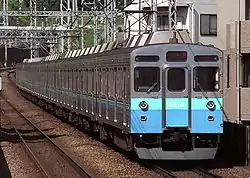 8614F「伊豆のなつ号」装飾（2006年9月24日 あざみ野駅）