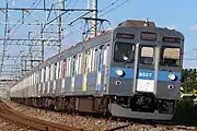 8637F「Bunkamura号」装飾（2021年10月14日 幸手駅 - 南栗橋駅間）