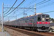 8634F「TOQ-BOX号」虹色装飾・ステッカー撤去後（2021年3月14日 つくし野駅 - すずかけ台駅間）