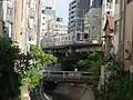 渋谷駅付近 地上時代 下に渋谷川が見える（2011年8月）