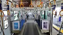 「クリア」の車内(クハ4110)