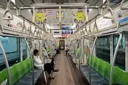 6020系の車内