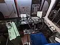 RB10の運転席電車とバスの博物館展示車
