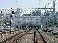 駅遠景（2008年3月）