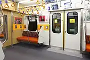 優先席周辺（クハ6600形）