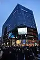 交差点から見た夜景（2017年12月23日撮影）