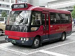 代官山循環線開業時に導入された三菱ふそう・ローザ(SI7803)
