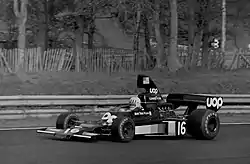 トム・プライスのドライブするDN5、1975年のレース・オブ・チャンピオンズ