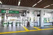 改札口（2023年1月）
