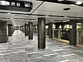 1番線ホーム(2020年9月)