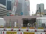 開業時のA2出入口(2020年6月6日撮影、現在は閉鎖)