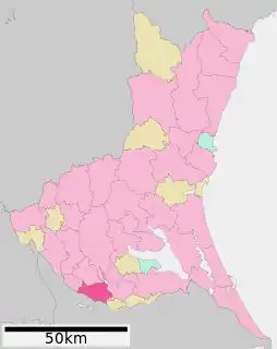 取手市位置図