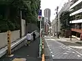 同左、南方向に降る（2017年9月24日撮影）