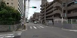 鳥飼藤崎線(南側、昭代193号線との交差点付近)