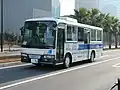 前中扉・CNG車酉島共同バス運行協力会（従業員送迎バス）