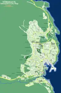 町の地図の位置図