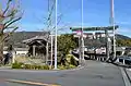一本松御旅所と一の鳥居（高知市一宮中町）