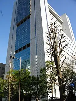 都市センターホテル(ニュース映像を映す巨大ディスプレイのあるビル、東京都千代田区、第8話)