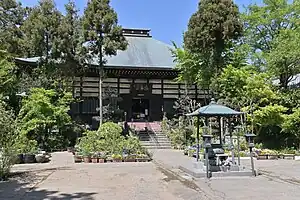 東昌寺の本堂（茨城県五霞町）