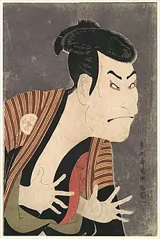 『三代目大谷鬼次の奴江戸兵衛』東洲斎写楽寛政6年(1794年)浮世絵、重要文化財東京国立博物館(東京都台東区)