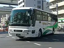 中央ライナー号に使用される車両(東京都江東区)