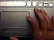 ノートPCのタッチパッド