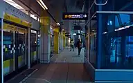 環状線ホーム（2020年1月）