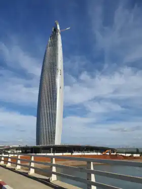 建設中のムハンマド6世タワー