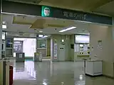 2階 鉄道駅改札口・コンコース（2009年9月）