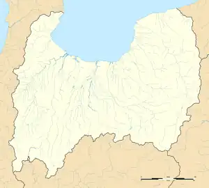光禅寺 (氷見市)の位置(富山県内)