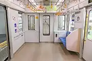 9号車の車椅子スペース