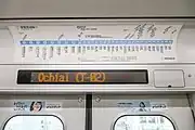 車内案内表示器
